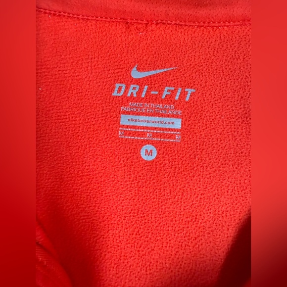 NIKE DRI-FIT Element Red/orange full zip jacket size M. - Picture 11 of 15
